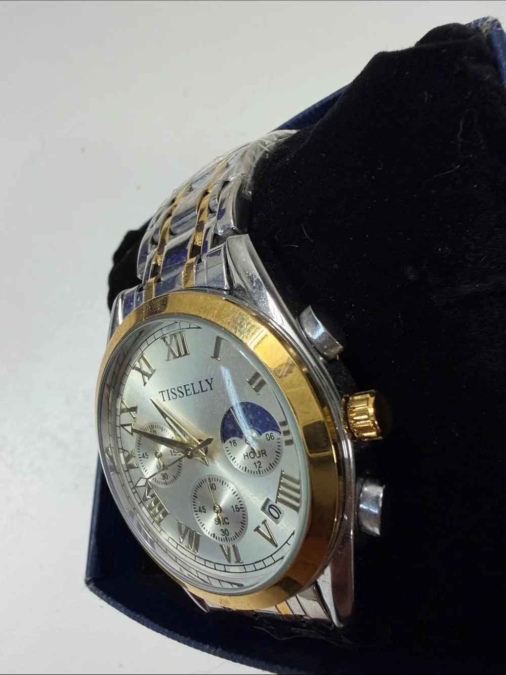Tisselly men chronograph